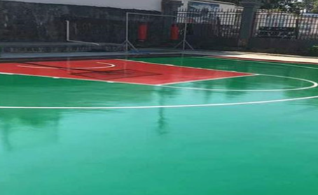 宁德篮球场翻新地面